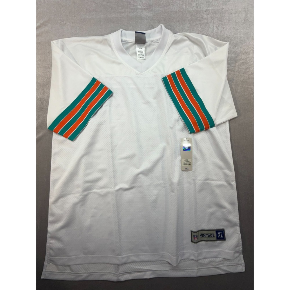 New Vintage NFL Miami Dolphins Men Jersey White size XL